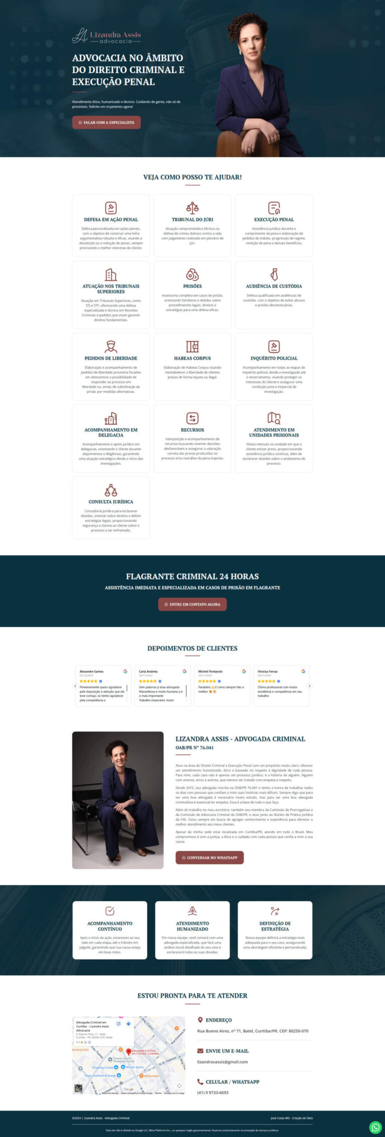 landing page para advogado